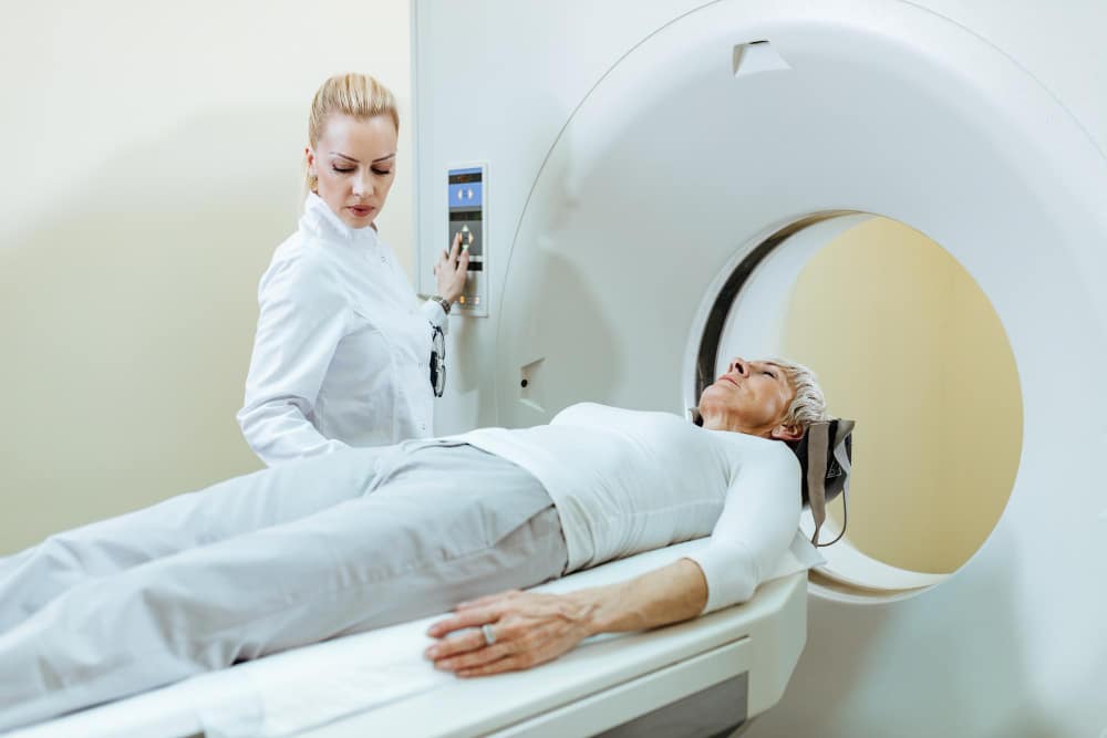 The PET CT DOTA scan