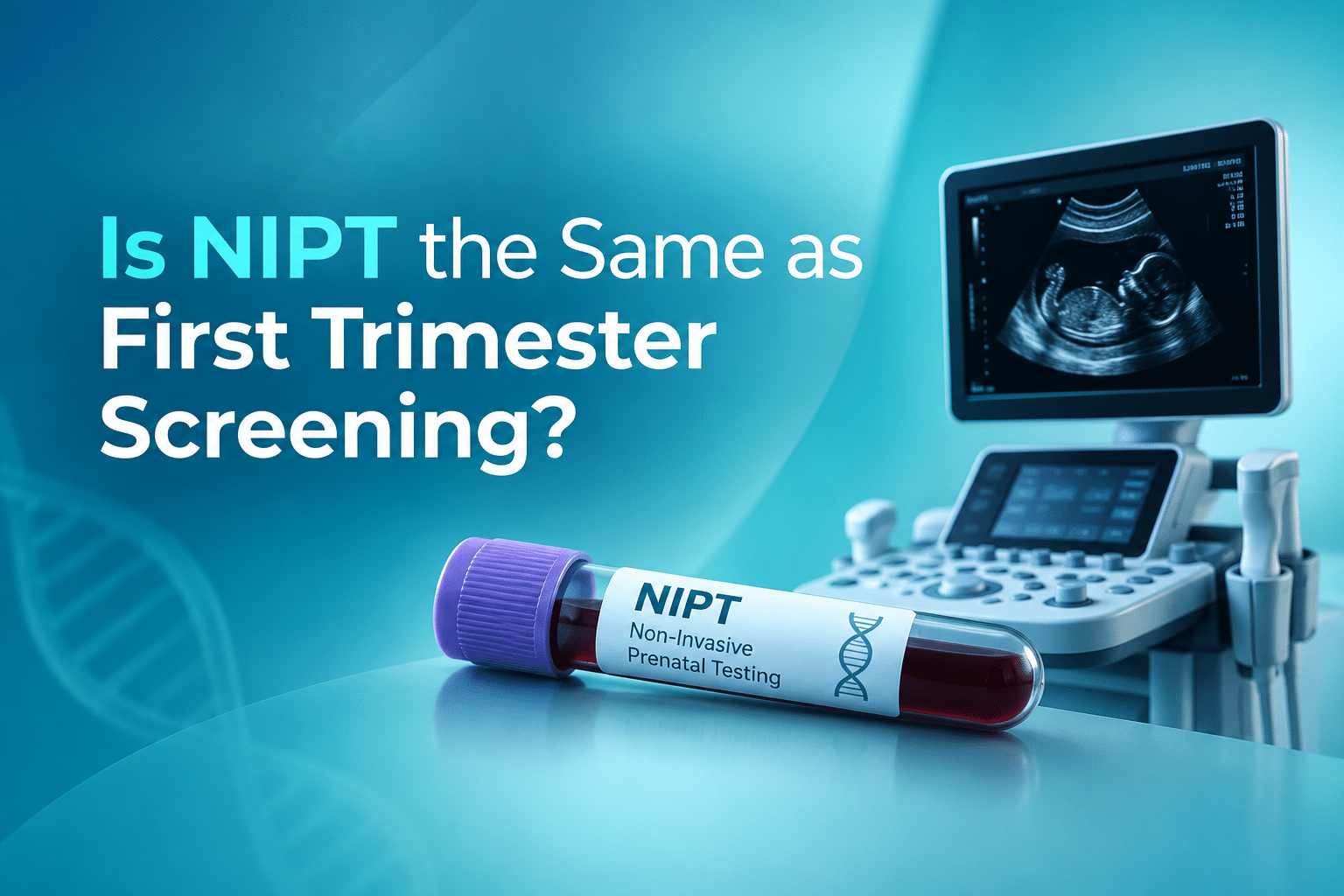 Is NIPT the same as first trimester screening
